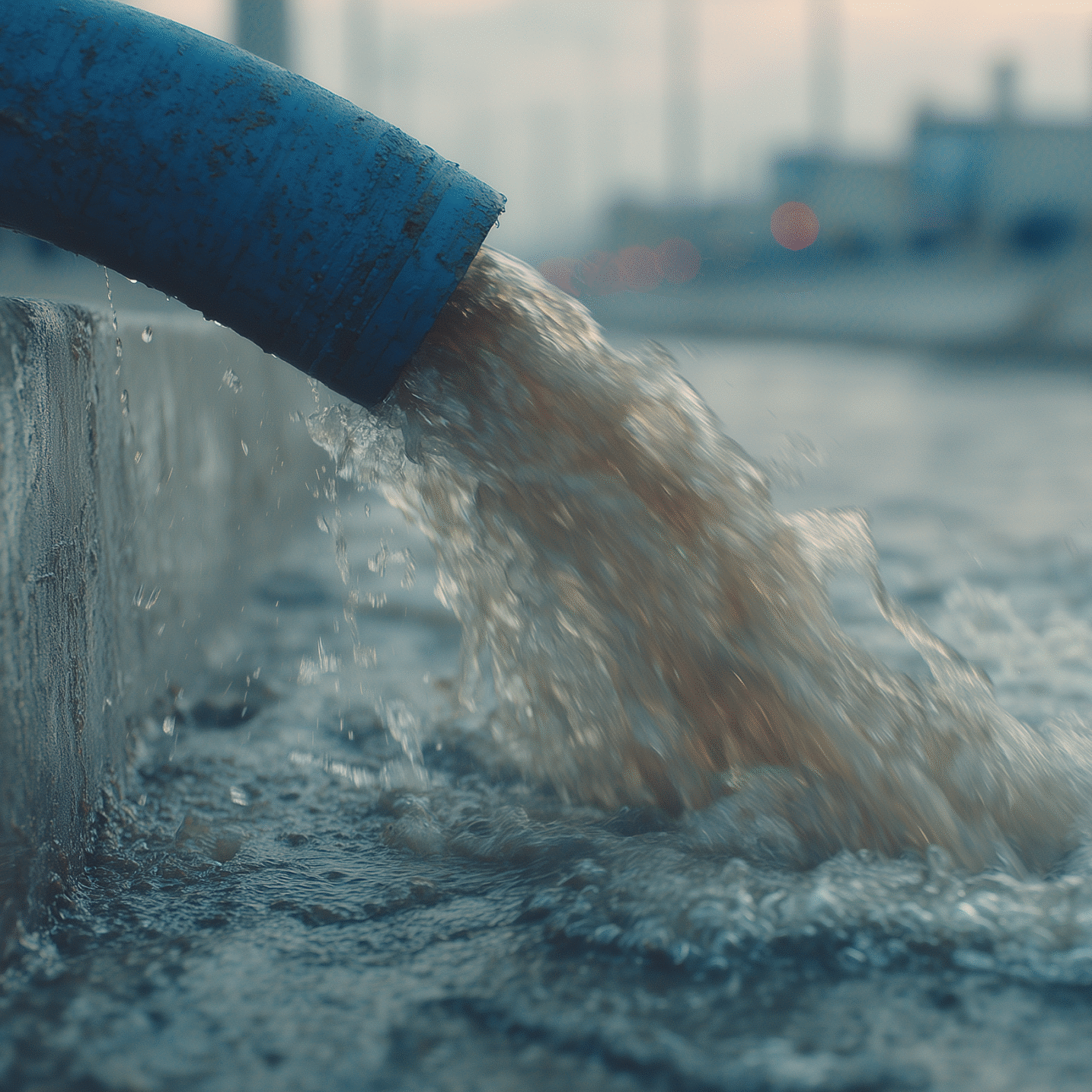 vanarod cinematic shot 4k a wide blue industrial hose is positi 50c33190 7a79 4b45 ac0a 8192d9ef36ff